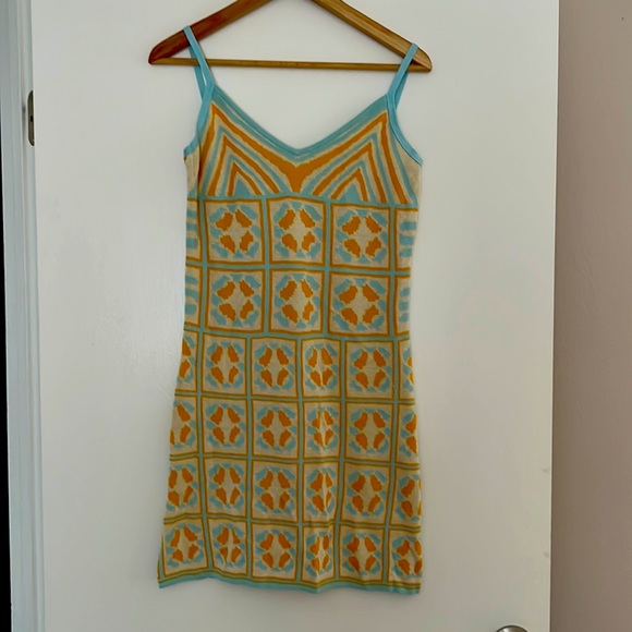 Knit spring or summer top or dress beautiful knitting work. Never wore, NEW. - Picture 1 of 5